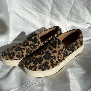 Steve Madden Cheetah Slip Ons